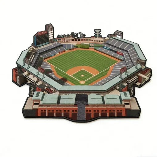 All Baseball Teams Stadium Baseball Fan Custom Quilted Print Premium Welcome Mat Washable Black Border – Personalized Baseball Doormat