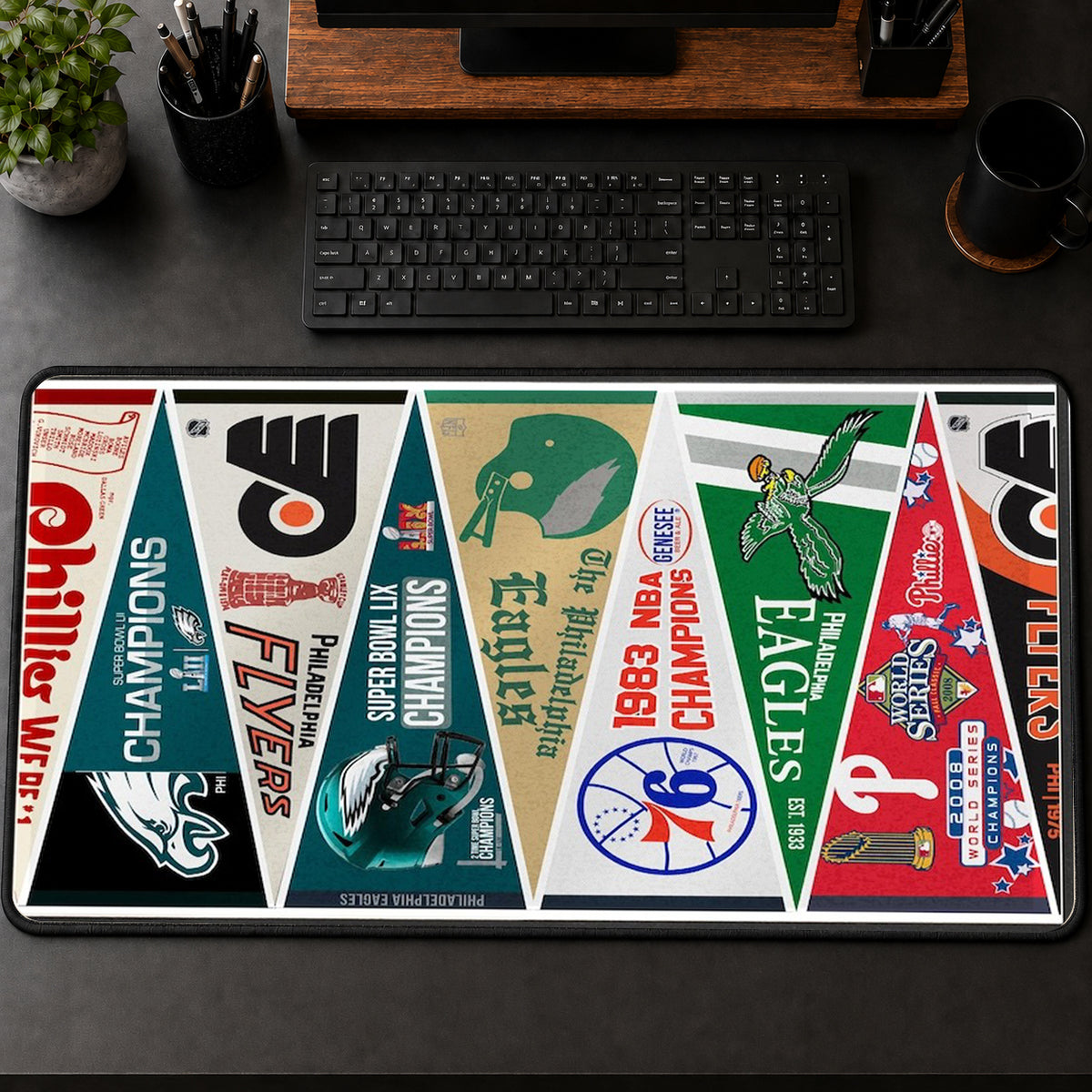 All Sport Teams City Vintage Anniversary For Fans Desk Mat Mouse Pad Trending - 5to9vibe