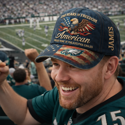 250th Anniversary USA Hat Vintage Eagle 250 Year American Anniversary Patriotic Unisex Baseball Cap