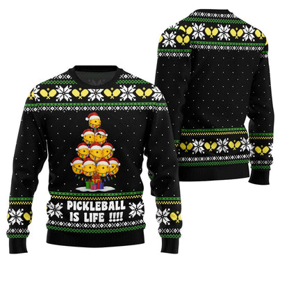 Pickleball is Life Ugly Christmas Sweater
