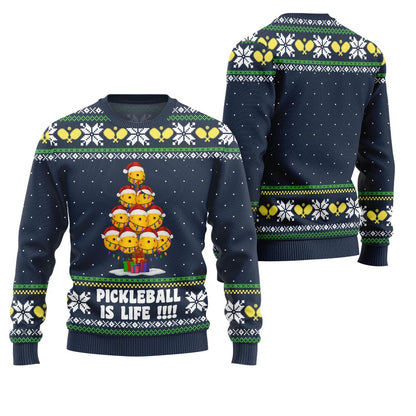 Pickleball is Life Ugly Christmas Sweater