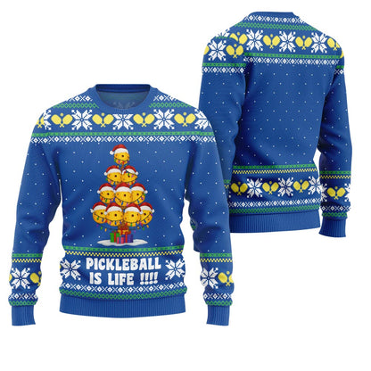 Pickleball is Life Ugly Christmas Sweater