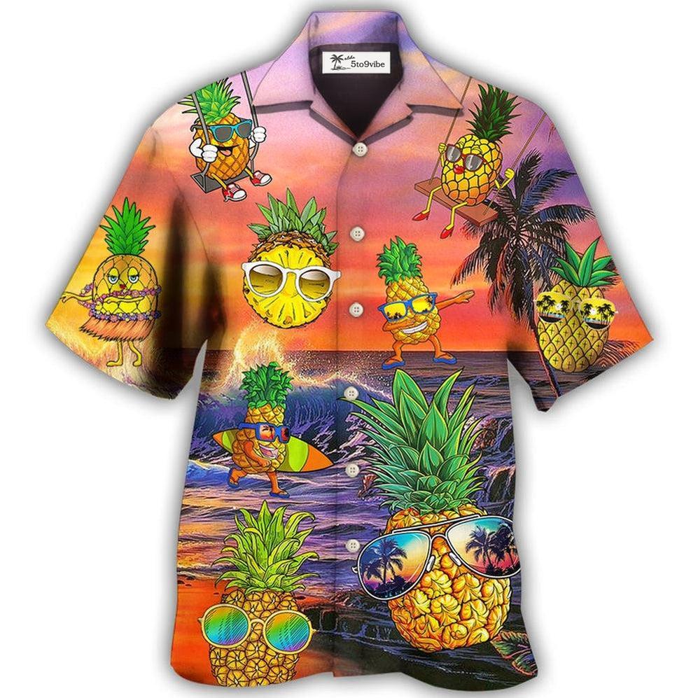 Hawaiian Shirt / Adults / S Fruit Pineapple Funny Summer - Hawaiian Shirt 