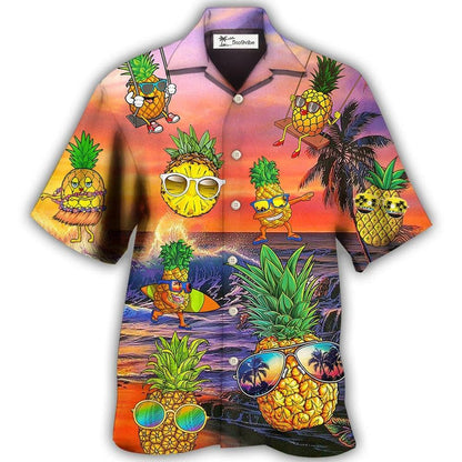 Hawaiian Shirt / Adults / S Fruit Pineapple Funny Summer - Hawaiian Shirt 