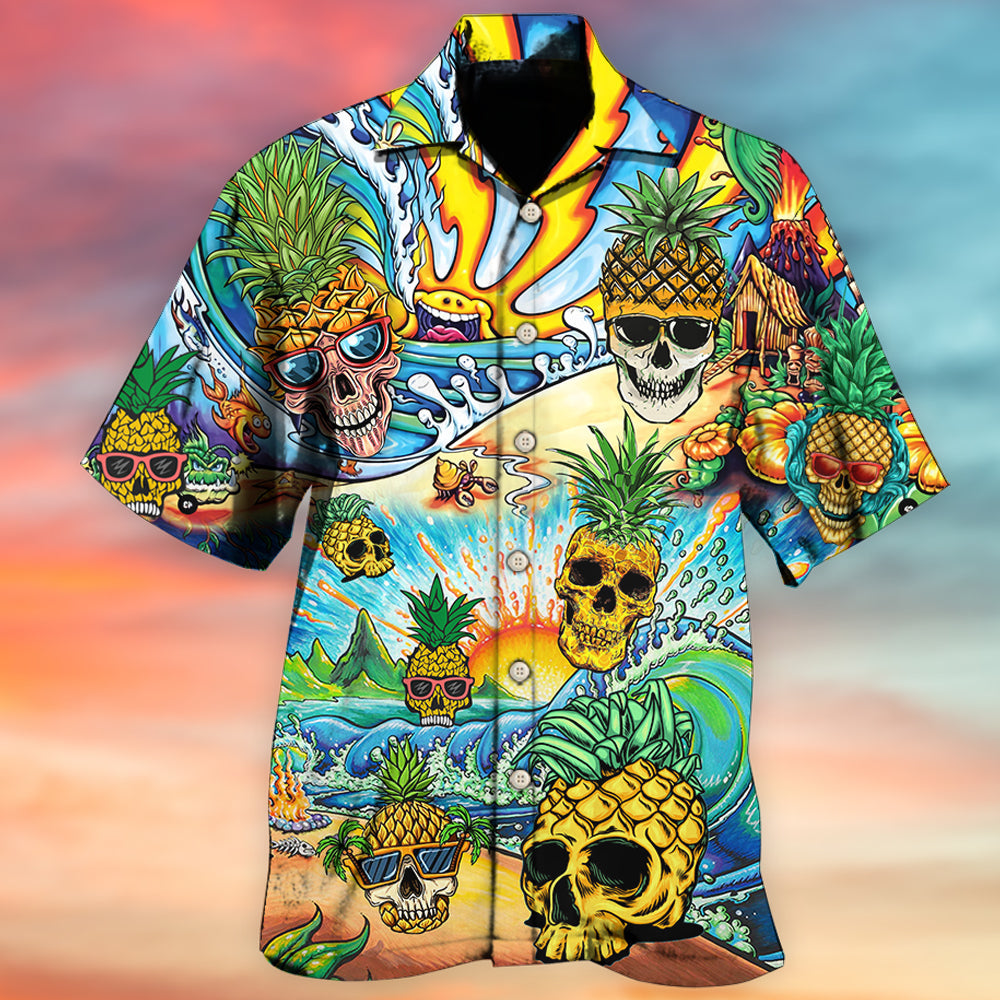 Fruit Pineapple Love Summer - Hawaiian Shirt 