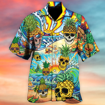 Fruit Pineapple Love Summer - Hawaiian Shirt 