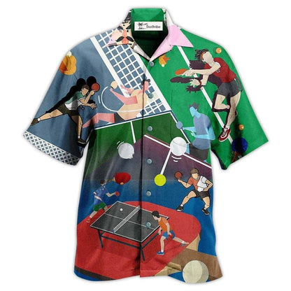 Hawaiian Shirt / Adults / S Ping-pong Lover - Hawaiian Shirt 