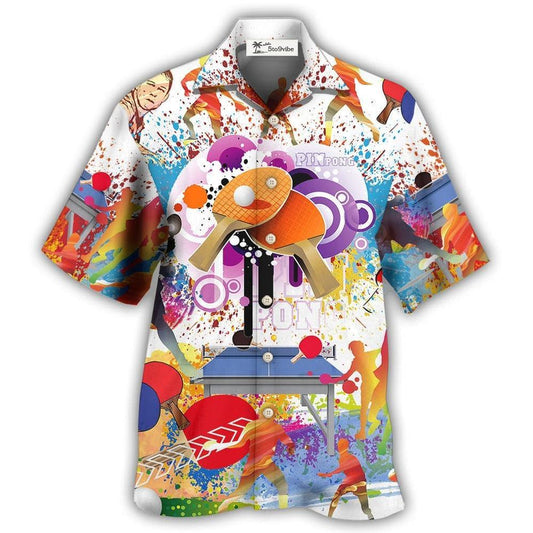Hawaiian Shirt / Adults / S Table Tennis Is My Therapy - Hawaiian Shirt 