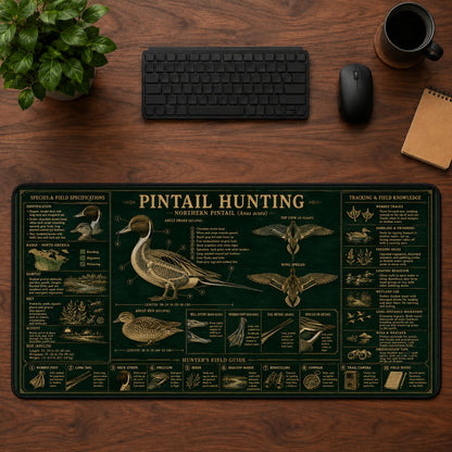 Pintail Hunting Desk Mat Mouse Pad | 5To9Vibe
