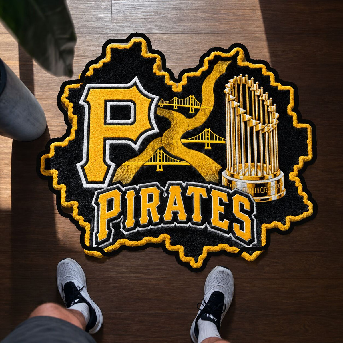 Alfombra personalizada de bienvenida premium de equipo de la MLB – Felpudo de béisbol personalizado