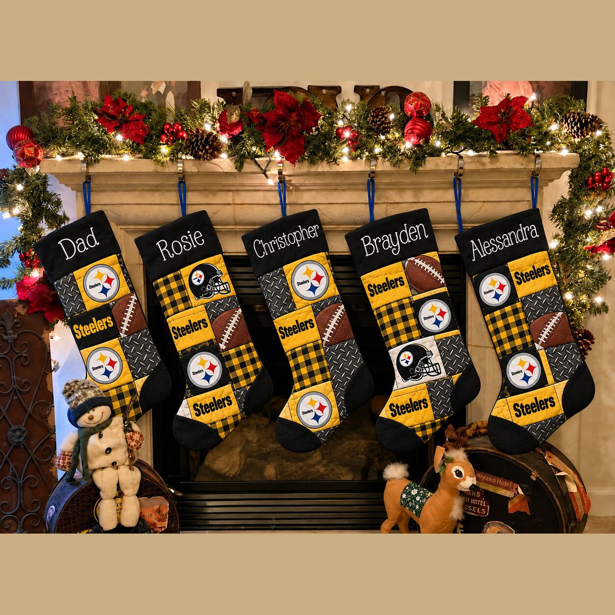 All Football Teams Team-Inspired Holiday Christmas Stocking for Football Fans - 5To9Vibe
