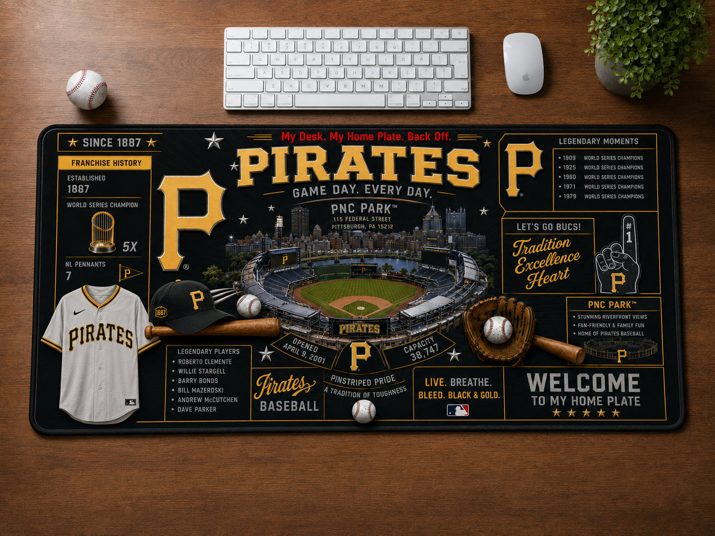 All Baseball Franchise History Stadiums Masterplan Desk Mat Mouse Pad Plus Size - 5to9vibe