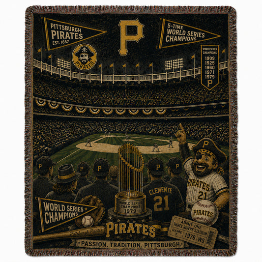 All Baseball Teams Vintage Game Day Gift For Baseball Fans Woven Blanket
