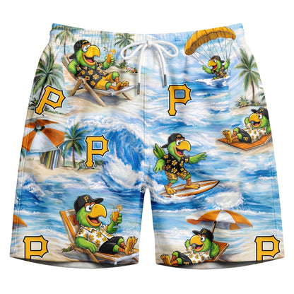 HA Baseball Mascot Beach Viber Button-Up Unisex Hawaiian Shirt For Men & Women