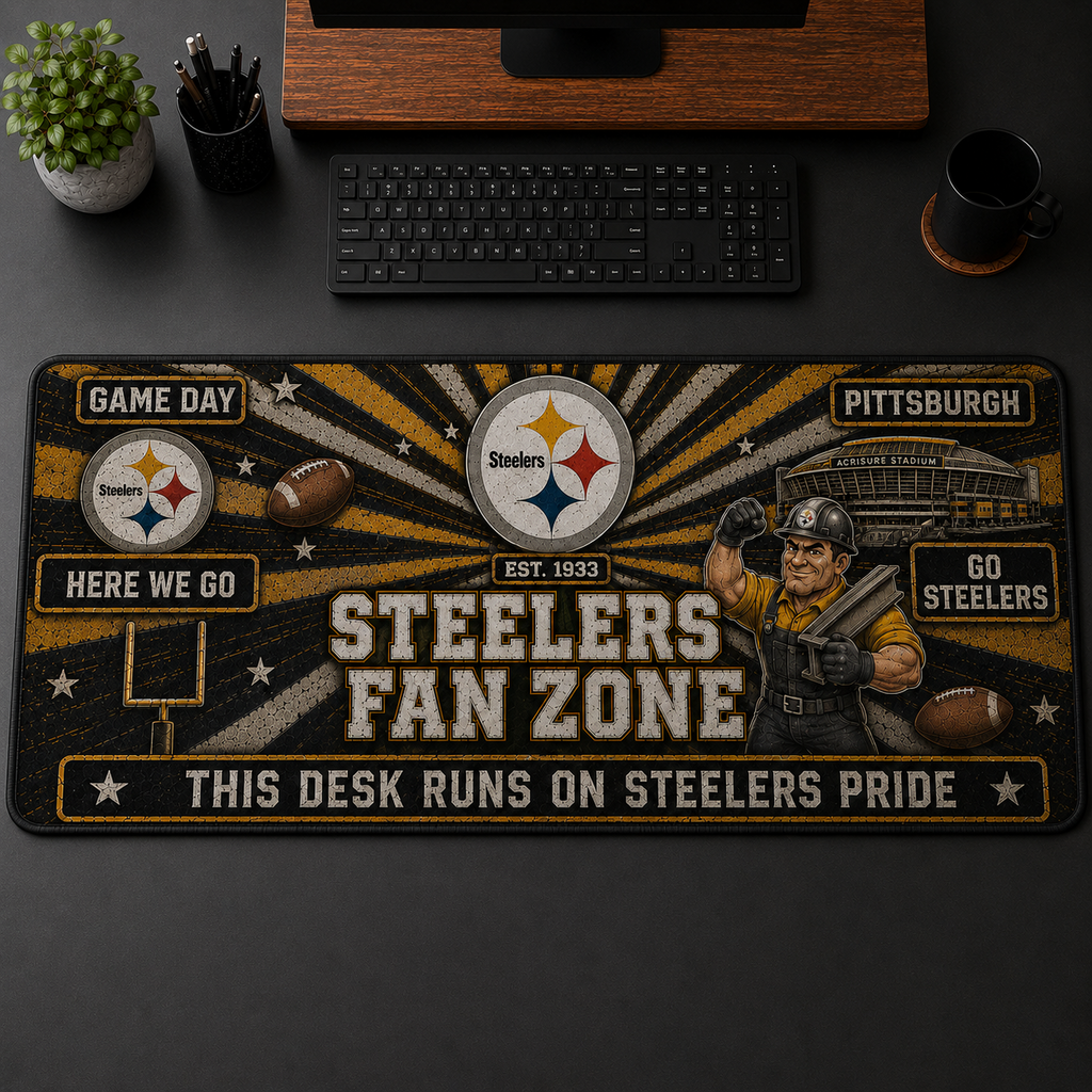 All Football Teams Fans Zone Desk Mat Mouse Pad Plus Size Trending - 5to9vibe