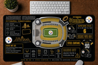 All Football Stadium Infographic Desk Mat Mouse Pad Plus Size Trending - 5to9vibe
