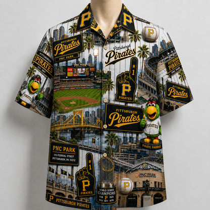 All Baseball Teams Iconic Moments Aloha Shirt for Baseball Fans Button Up Unisex Hawaiian Shirt For Men and Women