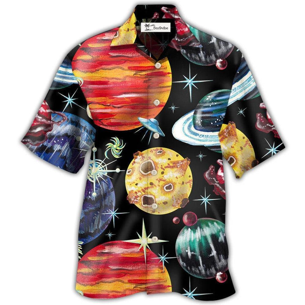 Hawaiian Shirt / Adults / S Planet Black Style - Hawaiian Shirt 