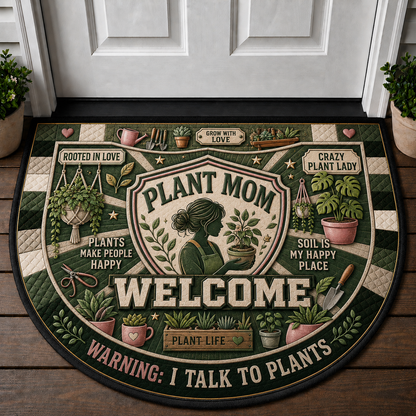 Farm Fresh Locally Grown Welcome Mat - Support Local Farmers Red Truck Doormat - 5to9vibe