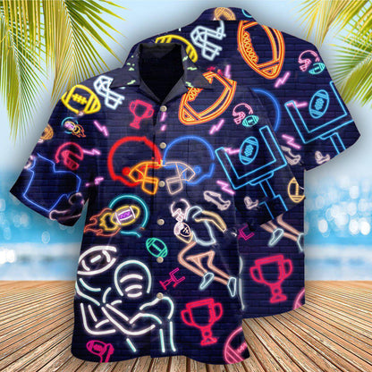 American Football Play Like A King - Hawaiian Shirt 