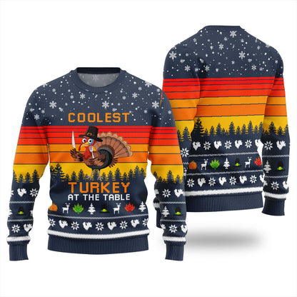 Playful Thanksgiving Ugly Sweater For Family Dinners