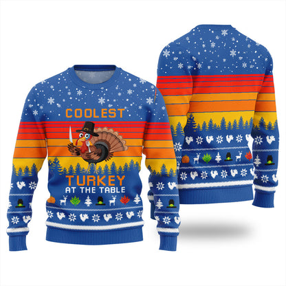 Playful Thanksgiving Ugly Sweater For Family Dinners