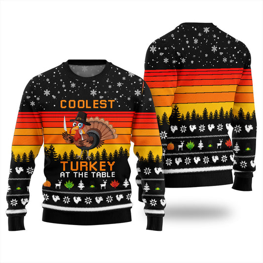 Playful Thanksgiving Ugly Sweater For Family Dinners