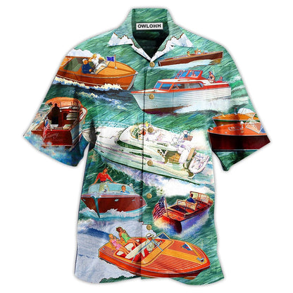 Hawaiian Shirt / Adults / S Pontoon Love It Waves - Hawaiian Shirt 