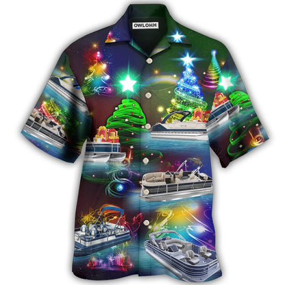 Hawaiian Shirt / Adults / S Pontoon Christmas Tree - Hawaiian Shirt 