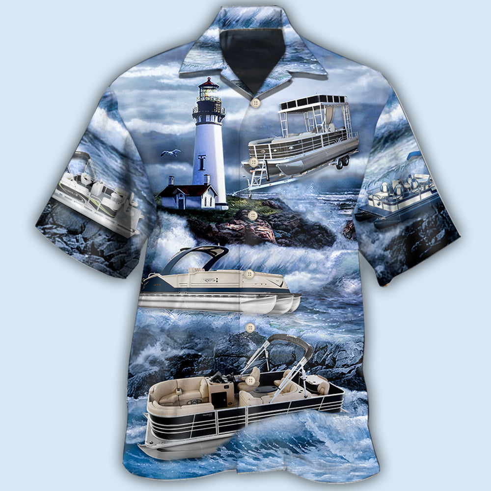Pontoon Lighthouse - Hawaiian Shirt 
