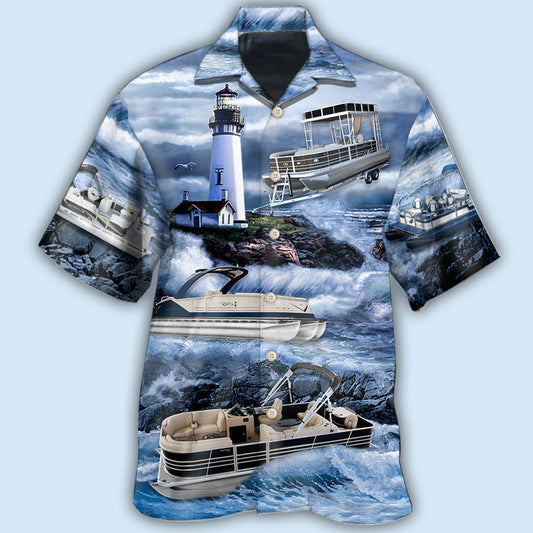 Pontoon Lighthouse - Hawaiian Shirt 