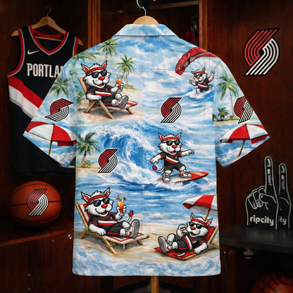 PTB Basketball Mascot Beach Viber Unisex Hawaiian Shirt For Men & Women