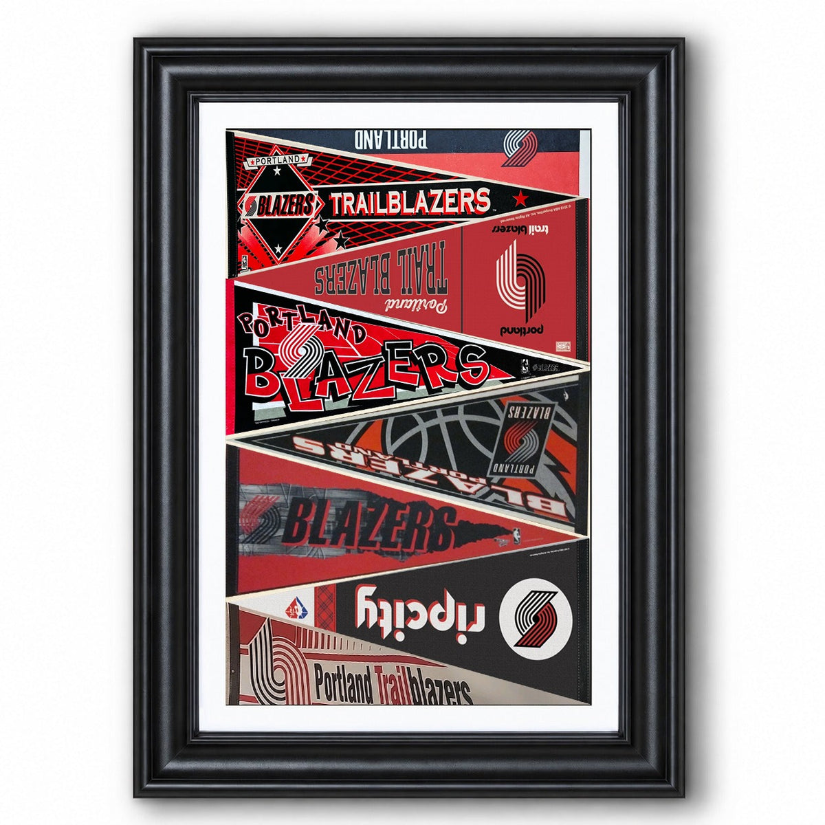 All Basketball Teams Vintage Pennant Anniversary For Fans No Frame Vertical Poster - 5to9vibe