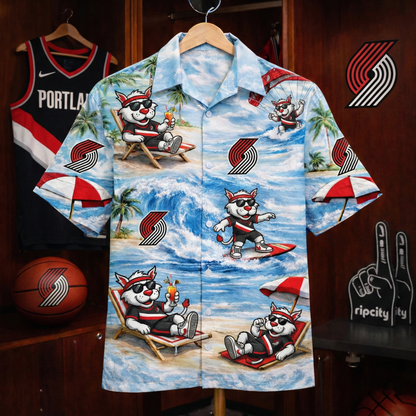 PTB Basketball Mascot Beach Viber Unisex Hawaiian Shirt For Men & Women