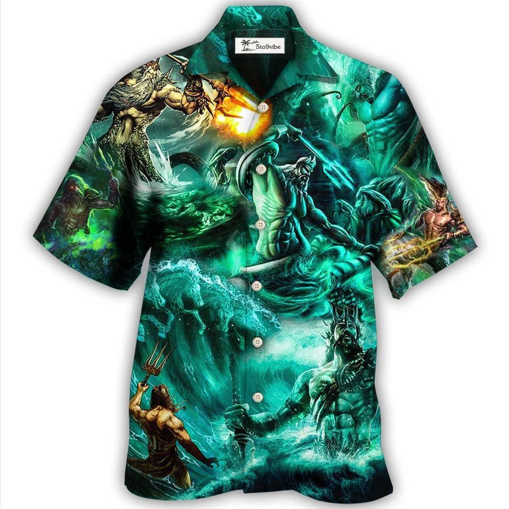 Poseidon The God of Seas Style - Hawaiian Shirt 