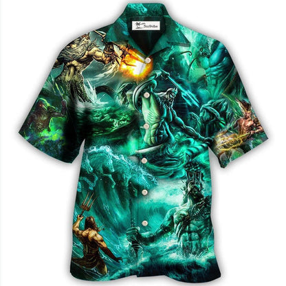 Poseidon The God of Seas Style - Hawaiian Shirt 
