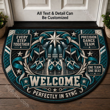 Precision Dance Team Personalized Half Round Mat | 5To9Vibe