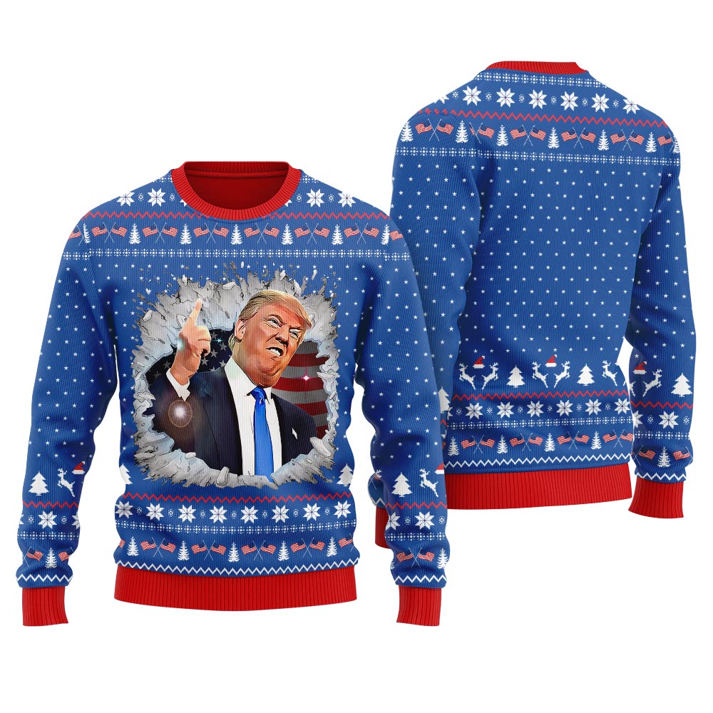 President Make American Great Again Men's Christmas Sweater
