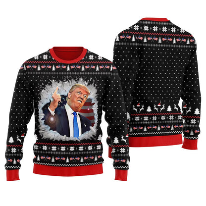 President Make American Great Again Men's Christmas Sweater