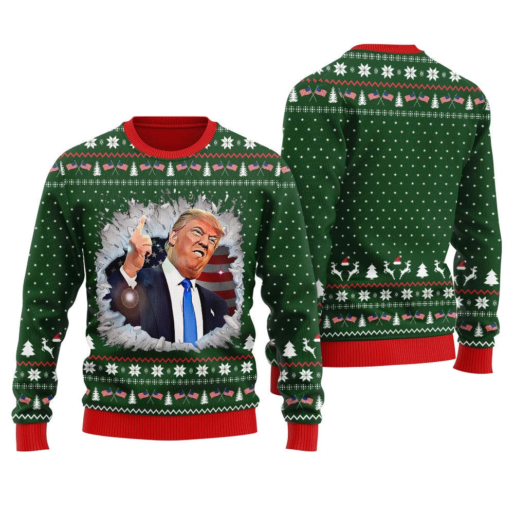 President Make American Great Again Men's Christmas Sweater