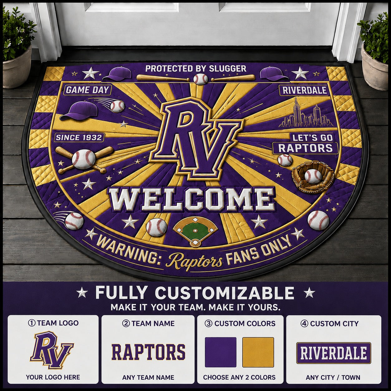 Purple / Gold