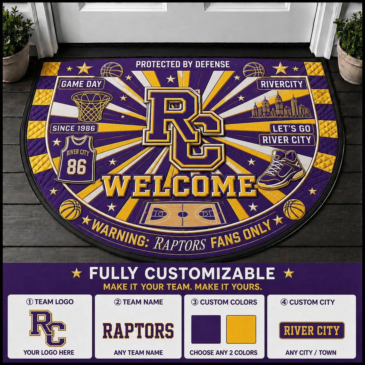 Purple / Gold