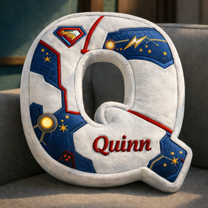 Super Hero and Princess Pillow Custom Name Gift  For Girls, Boys Irregular-Shaped Pillow Custom