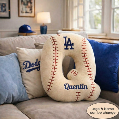 Baseball Pillow Custom Name and Logo All Teams  Irregular-Shaped Pillow Custom