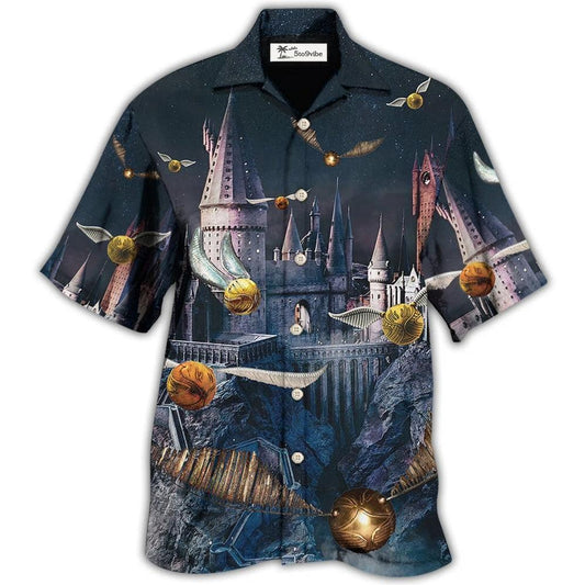 Hawaiian Shirt / Adults / S Quidditch Is My Therapy - Hawaiian shirt 