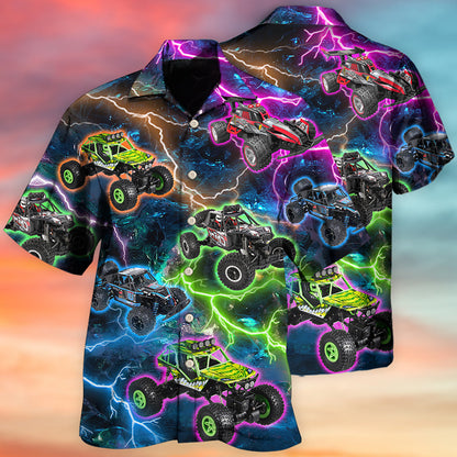 Car Racing Lightning Style - Hawaiian shirt 