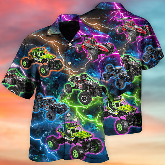 Car Racing Lightning Style - Hawaiian shirt 