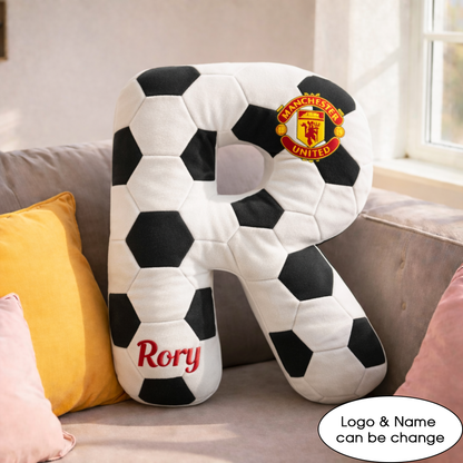 Football UK Pillow Custom Name and Logo All Teams Irregular-Shaped Pillow Custom