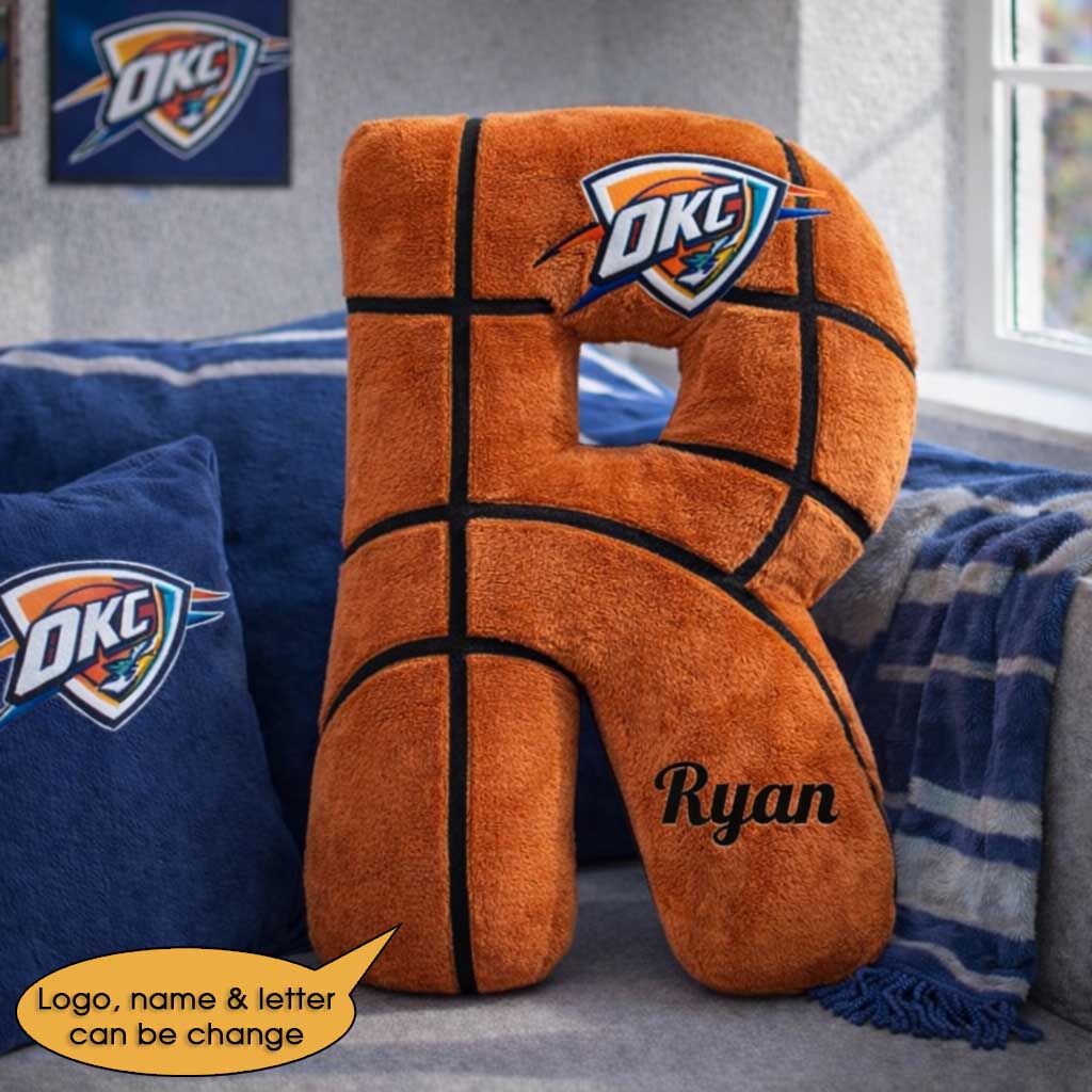 Basketball Pillow Custom Name and Logo All Teams Irregular-Shaped Pillow Custom