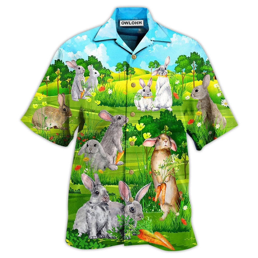 Hawaiian Shirt / Adults / S Rabbit Animals Love Carrot Limited Edition - Hawaiian Shirt 